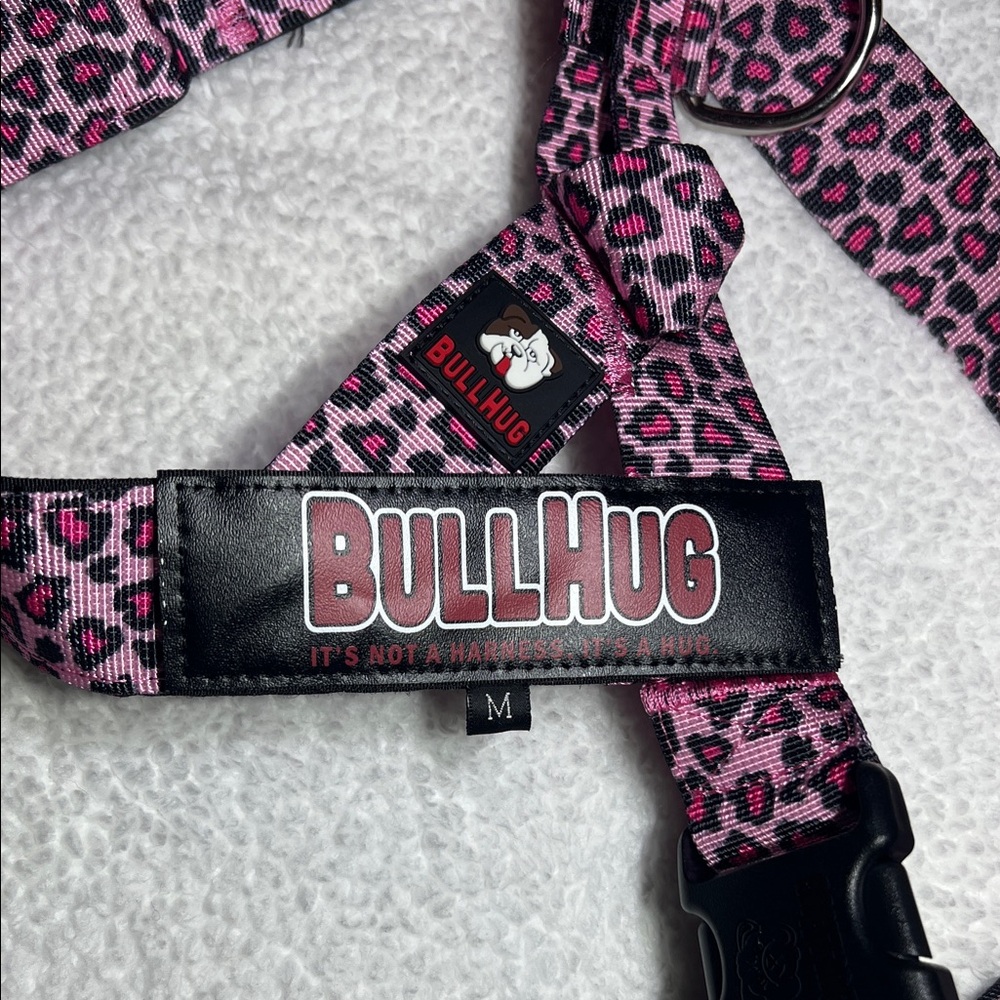 Pink Leopard Dog Harness - Picture 2 of 5
